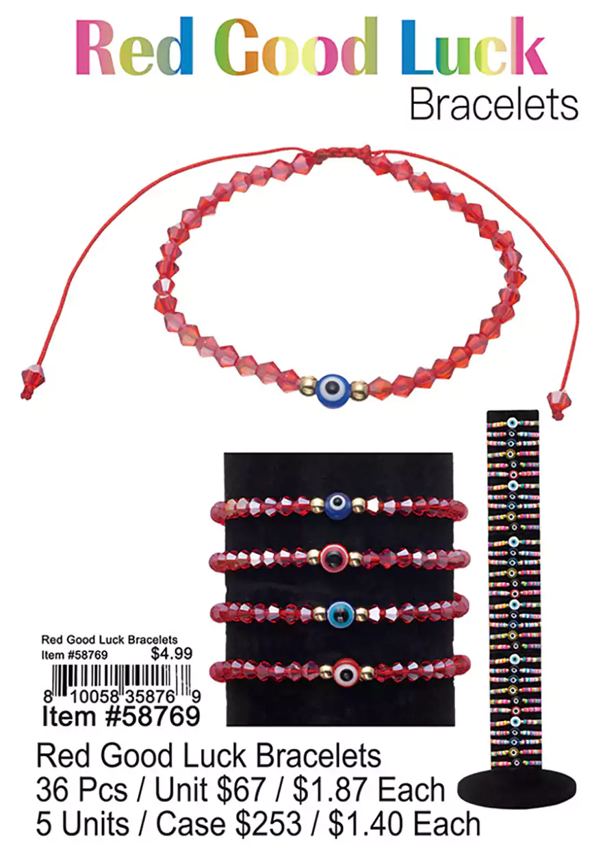 Red Good Luck Bracelets